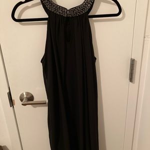 Black dress. Size M. Beaded neckline. Charming Charlie